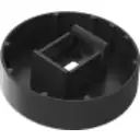 Thumbnail 2 de Panduit NetKey Audio/Video Modules and Blank Modules Base - Modular insert housing - 1 port - NKSPB NetKey Punchdown Base