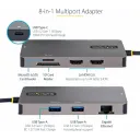 Thumbnail 1 de Docking Station StarTech USB C a 2*HDMI 4K 60Hz USB-C 2*USB-A3.2 LAN mSD/SD Gris