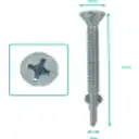 Thumbnail 2 de Autoperforante Tornillo Winger 100u 12-24x2-pulg Largo45mm 652225001