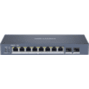 Thumbnail 1 de SWITCH 10/ 100/ 1000 10P/ 8P POE + 2 P FIBRA DS-3E1510P-SI(O-STD) HIKVISION