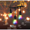 Thumbnail 1 de Guirnalda de luces Smart Nexxt NHB-O100, RGB 24 Ampolletas 48ft Smart Home