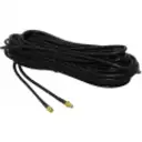 Thumbnail 2 de 15mt RPSMA-Hembra RPSMA-Macho RG58 Cable Coaxial Negro 1500cm