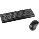 Thumbnail 1 de Kit Teclado Mouse Alámbrico KlipXtreme KCK-251S DeskMate USB Español c/Negro