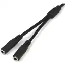 Thumbnail 4 de Cable de Audio Stereo Jack 3.5mm 1*M/2*H p3 Largo 0.2mts - Startech