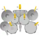 Thumbnail 1 de Set de Micrófonos AKG para Batería - Calidad Profesional y Rendimiento Superior