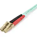 Thumbnail 2 de 5m Aqua MM 50/125 OM4 Fiber Optic Cable