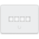 Thumbnail 2 de UI 1-unidad Blanco 4-Keystone Horizontal Faceplate Pintable 118x88mm