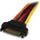 Thumbnail 2 de 6in Latching SATA Power Y Splitter Cable