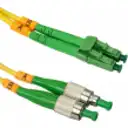 Thumbnail 1 de 1mt LC/APC-FC/APC MonoModo SM Duplex Jumper Cable Fibra 9/125um