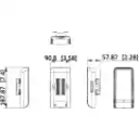 Thumbnail 1 de Kit antena punto a punto Hikvision 5Ghz 3Km 867Mbps