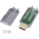 Thumbnail 2 de Blindado Atornillable HDMI-Macho Volante v2.0 Conector Terminal Terren