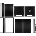 Thumbnail 7 de LINKMADE Desarmado 18U 60cm-Fondo Rack Gabinete Pared Muro Negro