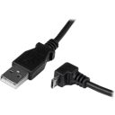 Thumbnail 1 de 2m USB to Down Angle Micro USB Cable