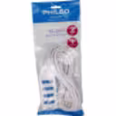 Thumbnail 2 de Alargador Eléctrico 4 Tomas sin Switch 5 Metros Color Blanco - Philco