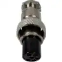 Thumbnail 2 de 6-pin Hembra Volante Conector GX12 Soldable Aviacion