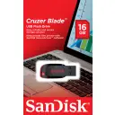 Thumbnail 1 de Pendrive 16GB SanDisk Cruzer Blade USB tipo-A v2.0 Color Negro y Rojo