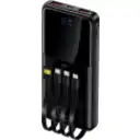 Thumbnail 0 de MLAB POWERBANK RAPIDO 10.000mAh / 22.5W CARGADOR PORTATIL WIRED MAX ENERGY BLACK