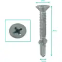Thumbnail 1 de Autoperforante Tornillo Winger 100u. 10-24 X 1.7/16-pulg 652120001