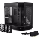 Thumbnail 0 de Gabinete Gamer HYTE Y60 BLACK, 3*120mm Fan Riser Cable PCIe4.0 Negro (Open Box)