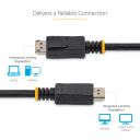 Thumbnail 4 de 10 ft DisplayPort Cable with Latches M/M