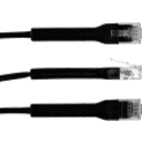 Thumbnail 0 de UBIQUITI Negro 1mt Cable Cat6 RJ45 100cm U-Cable-Patch-1M-RJ45-BK