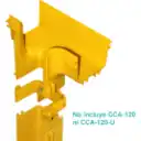 Thumbnail 3 de 120x100mm Derivacion Vertical Tee Amarilla PC+ABS LSZH Macho