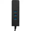 Thumbnail 0 de 1-USB3.0-AM 1-LAN-RJ45-Ethernet 10/100mbps Hub-3p Win Mac Linux