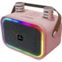 Thumbnail 1 de MLAB KARAOKE MY LiL VOICE LUZ RGB 2 MICROFONOS INALAMBRICOS PINK