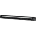Thumbnail 2 de Tripp Lite 24-Port Cat5e Cat5 Rackmount Patch Panel 568B 110 Punch 1URM - Tablero de conexiones - 1U - 19" - 24 puertos