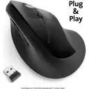 Thumbnail 10 de Mouse Ergonómico Vertical Inalámbrico Kensington ProFit 6 Btns 1600dpi USB Negro