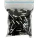 Thumbnail 2 de Negro 2,5mm2 8/15mm 100-unids AWG14 Ferrules Terminal Aislado Crimpeab