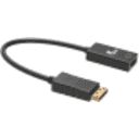 Thumbnail 2 de Adaptador de Video DisplayPort a HDMI M/H 2K/4K 32 AWG Negro - XTech XTC-378