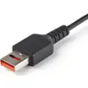 Thumbnail 2 de Cable Adaptador USB Tipo-A a USB Tipo-C M/M Secure Charge Cable 1m Negro - StarT