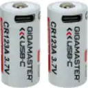 Thumbnail 1 de 2-unids Pilas 3,7V USB-C Recargable 2700mWh 16x32mm Litio Pila/Bateria
