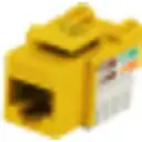 Thumbnail 2 de LINKMADE Amarillo Cat5E U/UTP Punchable Keystone Conector Hembra RJ45