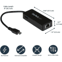 Thumbnail 5 de Adaptador de Red USB-C Gigabit LAN RJ-45 con Puerto USB Extra - StarTech