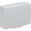 Thumbnail 4 de Cubierta Abatible Blanca 131x95mm para Placa Faceplate y Caja Chuqui
