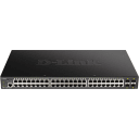 Thumbnail 0 de Switch D-Link DGS-1250-52X, 48 Ports 10/100/1000 Mbps + 4 Ports 10G SFP+ Smart M