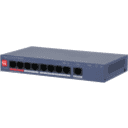 Thumbnail 2 de DH-CS4009-8ET1GT-110. Switch PoE Dahua, 8 puertos 10/100M y 1 puertos Uplink 1000, Total de potencia 110W, Soporta distancia hasta 250M.
