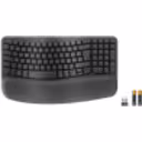 Thumbnail 1 de Teclado Inalámbrico Ergonómico Logitech Wave Keys, Recep USB-A Color Negro