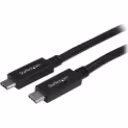 Thumbnail 0 de Cable USB Tipo-C M/M v3.0 5Gbps 4k 60Hz 1mt comp Thanderbolt3 Negro - StarTech