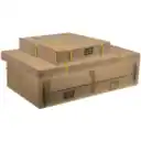 Thumbnail 6 de LINKMADE Desarmado 22U Vidrio 60cm-Fondo Rack Ventilador PDU 3-Cajas