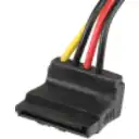 Thumbnail 2 de 12 LP4 to 2x Right Angle SATA Power