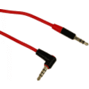 Thumbnail 2 de 3,5mm-MM 90-Grados Macho-Macho 1mt Cable Audio Plug Phone-1/8 100cm