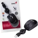 Thumbnail 0 de Mini Mouse Alámbrico Genius Traveler V2 Óptico 1000dpi 3 Btns Retractil USB Negr