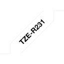 Thumbnail 2 de TZER231 12MM BLACK ON WHITE RIBBON TAPE