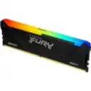 Thumbnail 1 de Memoria RAM 8GB DDR4 3600MHz DIMM CL17 Non-ECC 1.35V 288p Kingston FuryBeastRGB