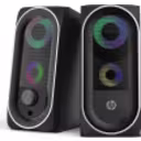 Thumbnail 2 de Parlantes HP DHE-6001, RGB 2x 3W RMS Conector 3.5mm USB (alimentación)