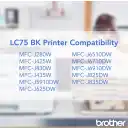 Thumbnail 2 de Cartridge Brother LC-75BK Negro para MFC-J6710DW