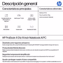 Thumbnail 3 de Notebook HP ProBook 4 G1a 14 AI AMD Ryzen 5 230 RAM16GB SSD512GB 14" W11P
